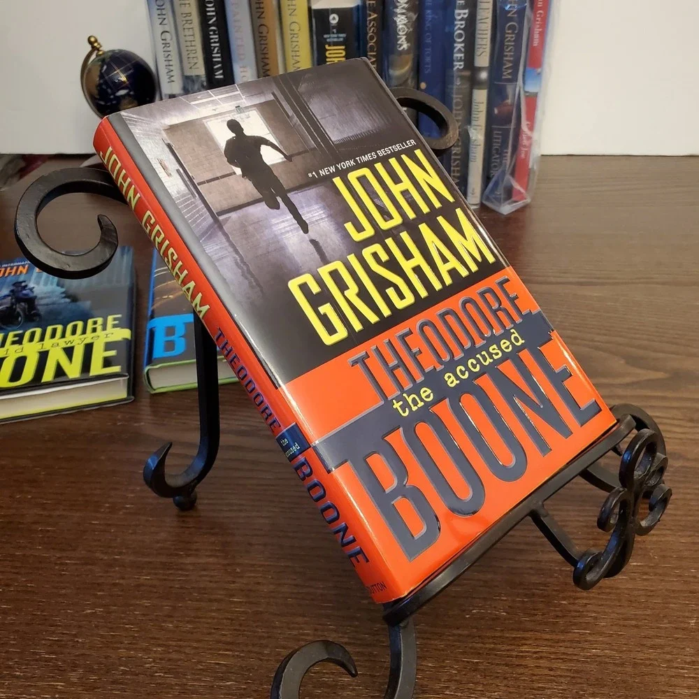 John Grisham Theodore Boone 3 Book Set HC Kids Lawyer Accused Fugitive NEW